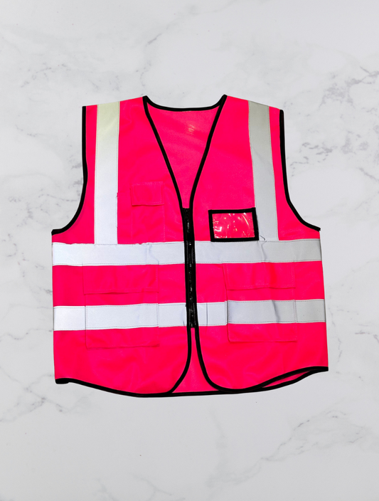 Pink security vest