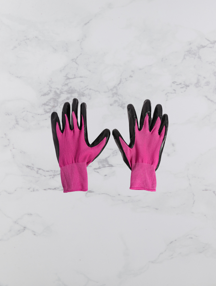 Pink trucker gloves - 1 pair